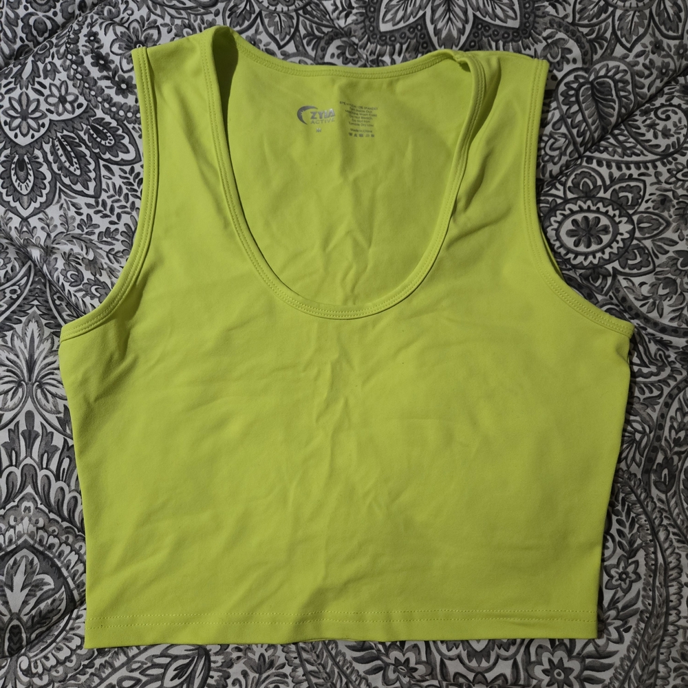 Bright Yellow Tank Top